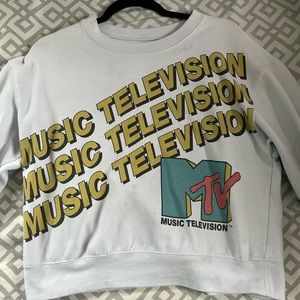 Vintage MTV cropped sweatshirt